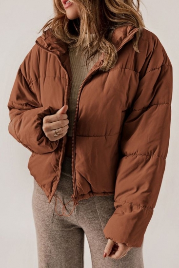 Brown Jacket Autumn Style